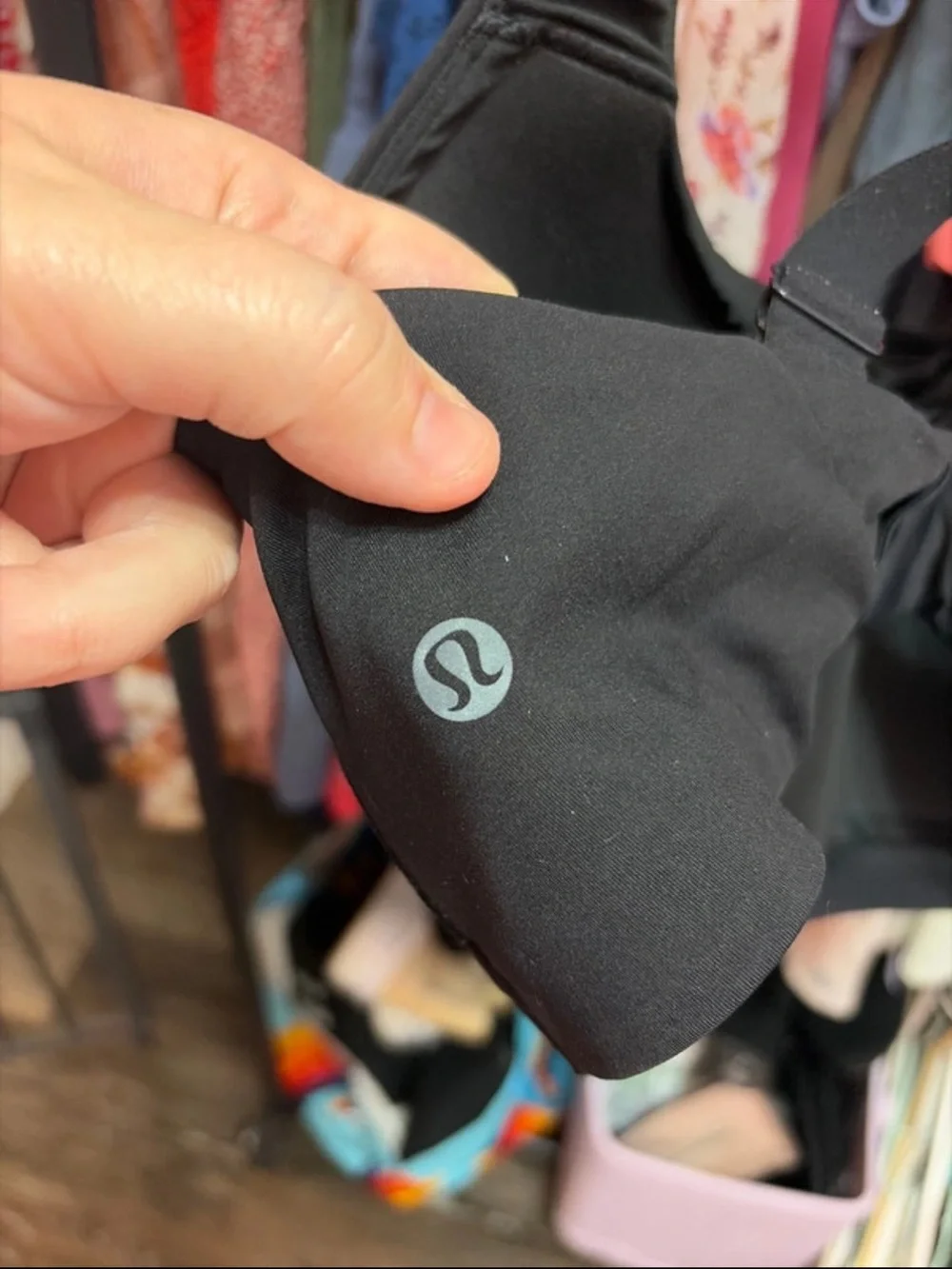lululemon athletica Black Crisscross Strappy Sports Bra